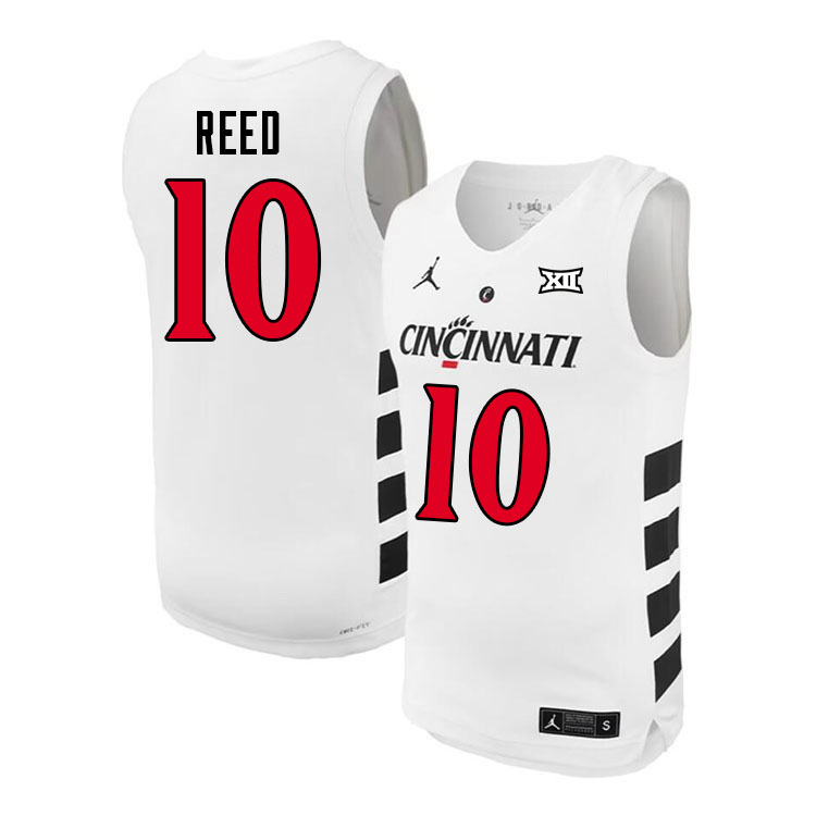 Josh Reed Cincinnati Jersey,Cincinnati Bearcats #10 Josh Reed Basketball Jersey Youth-White